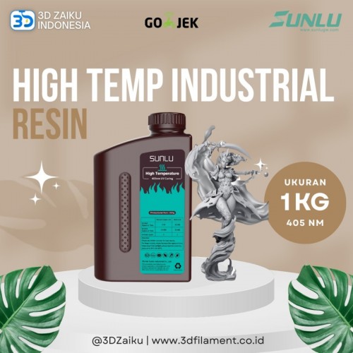 SUNLU High Temp Industrial Resin 1 KG 405 nm UV LCD DLP 3D Printer - CLEARANCE STOCK